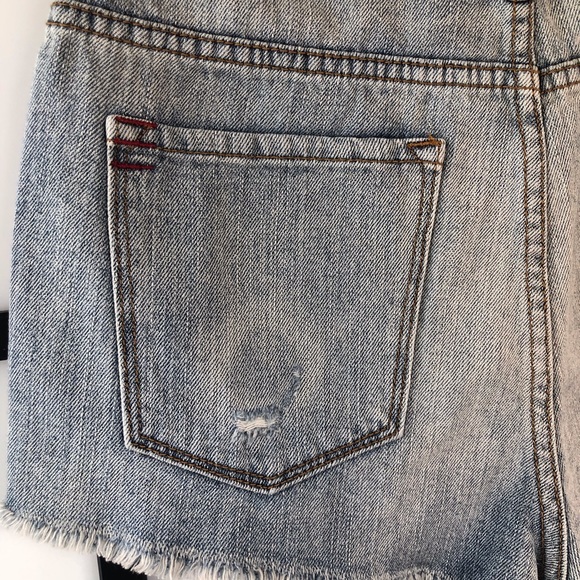 BDG Dree high rise cheeky distressed  shorts - Picture 11 of 11